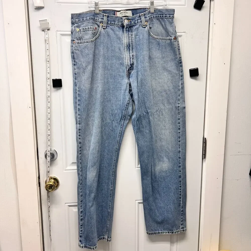 Men's Reg Fit Levi's W38xL32 Vintage Retro Y2K Workman Relayed NOC3894